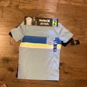 Hurley Youth 2-pack tees 1 pocket tee and 1 graphic tee